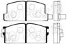 IPS Parts IBD-1900 Brake Pad Set, disc brake